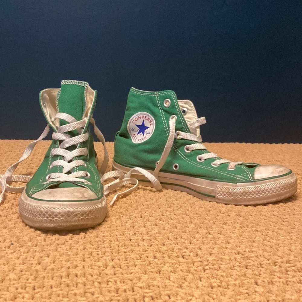 Converse Green High Tops